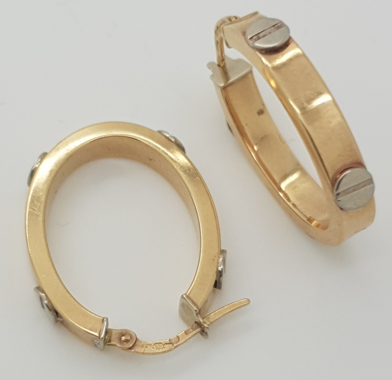 Cartier 18K Trinity Diamond Earrings – Tenenbaum Jewelers