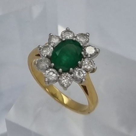 Emerald Diamond Cluster 