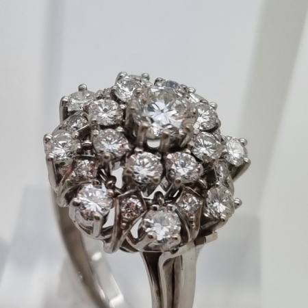 Starburst Diamond Cocktail Ring