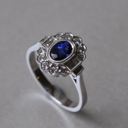 Sapphire and Diamond Cluster
