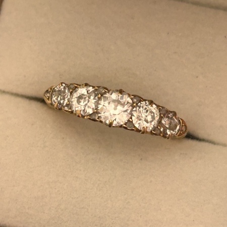 Victorian Gypsy Set Diamond Ring