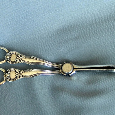 Silver Plated Grape Scissors